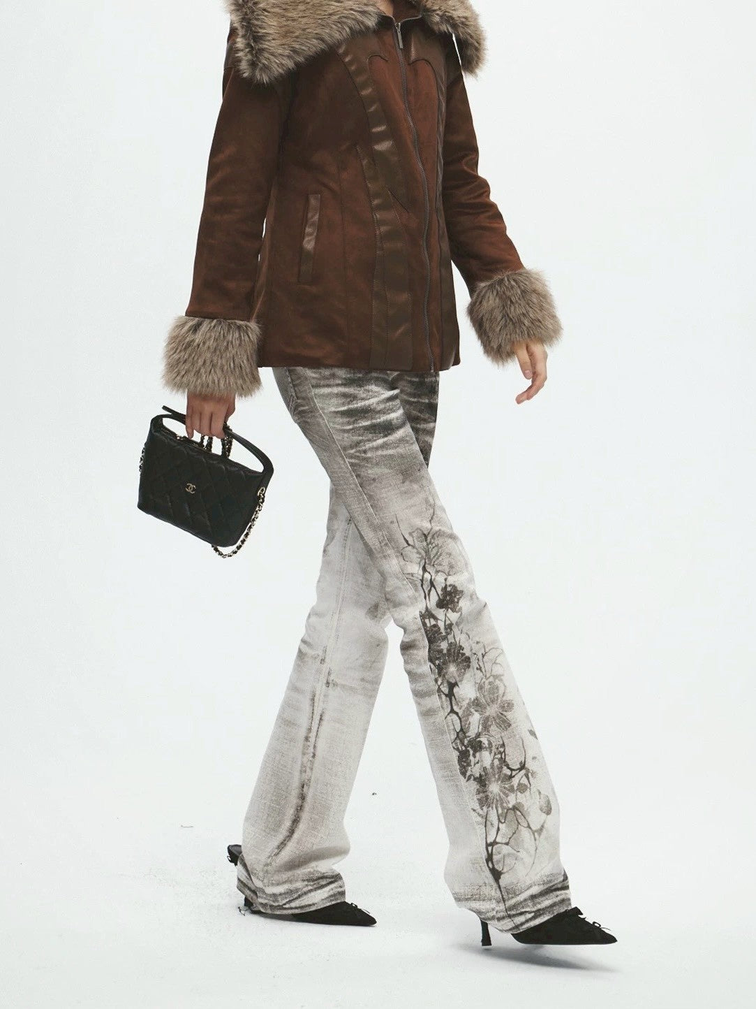 【DND4DES】Ink Wash Painting All-Over Denim