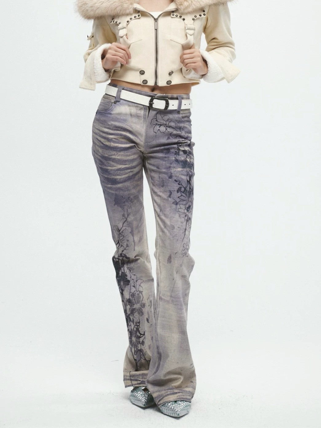 【DND4DES】Ink Wash Painting All-Over Denim