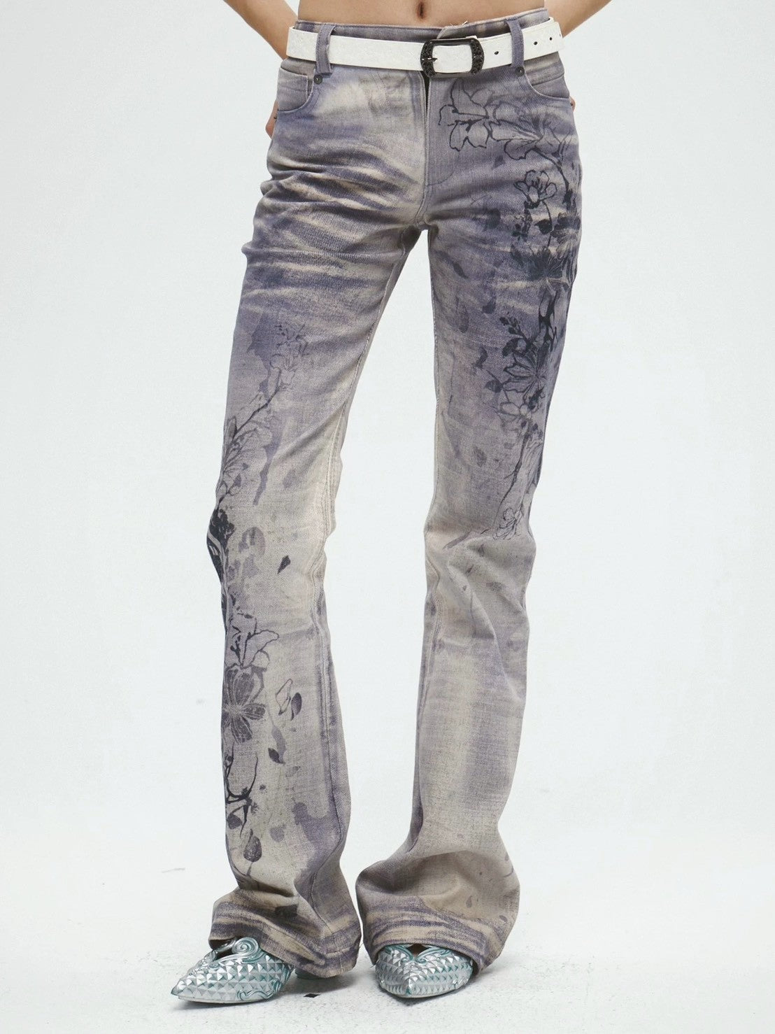 【DND4DES】Ink Wash Painting All-Over Denim