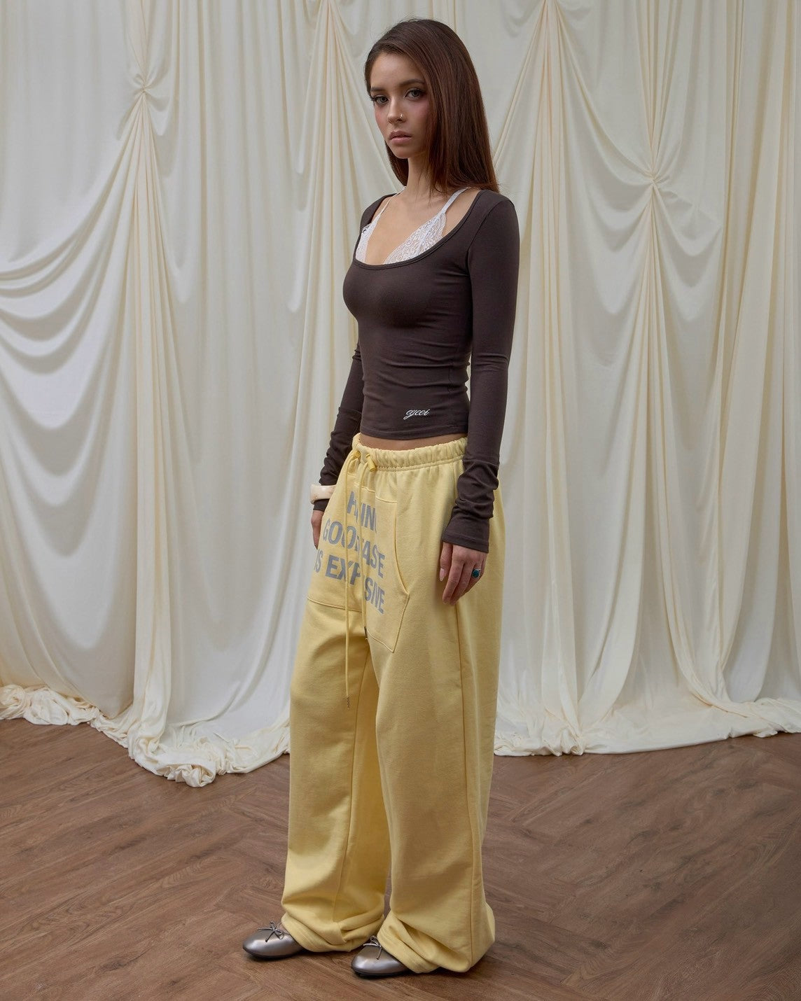 【EYEER】Pouch Pocket Sweatpants