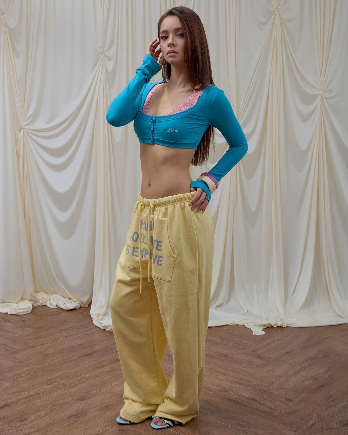 【EYEER】Pouch Pocket Sweatpants