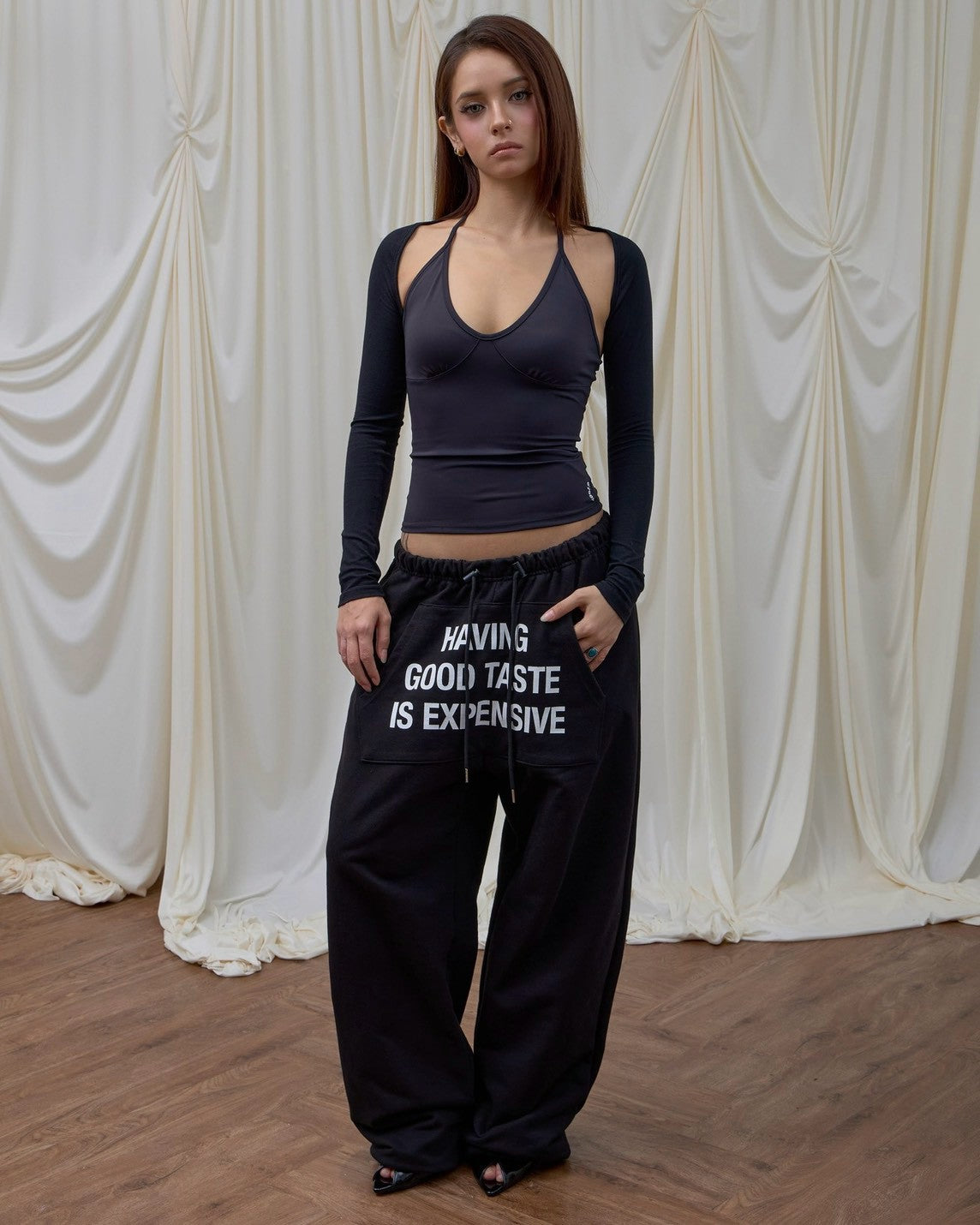 【EYEER】Pouch Pocket Sweatpants