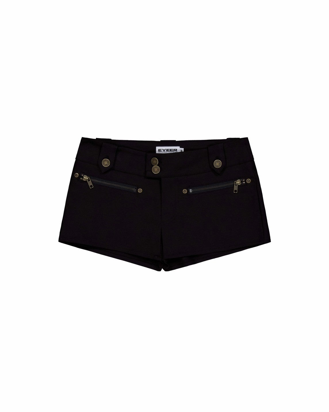 【EYEER】Low Rise Zip Pocket Short Pants