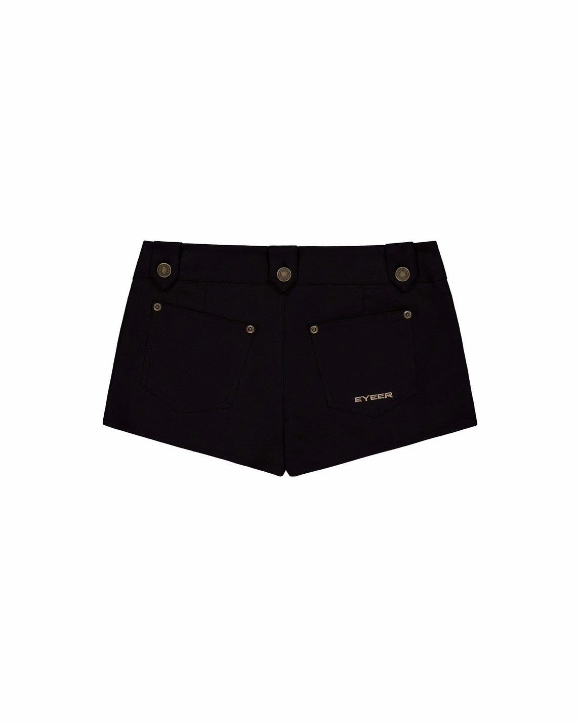 【EYEER】Low Rise Zip Pocket Short Pants
