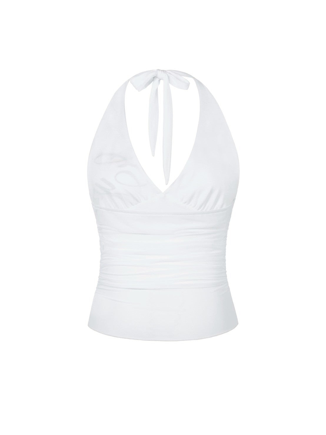 【EYEER】Script Logo Halter-Neck Top