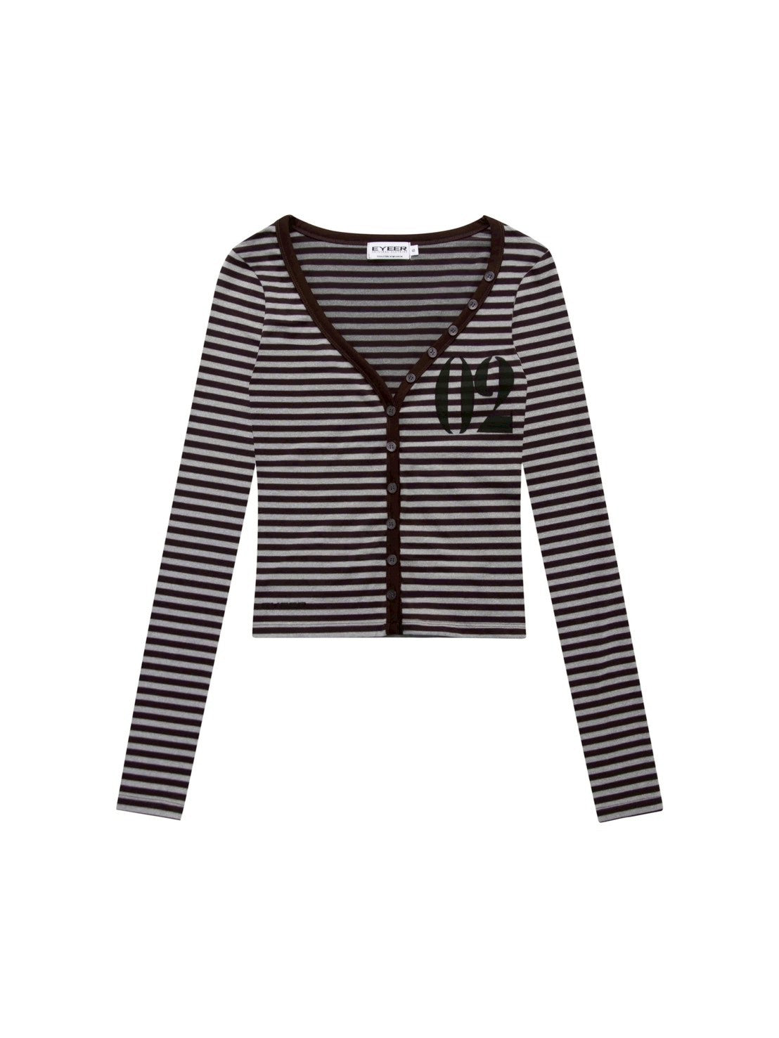 【EYEER】02 Logo Button Long Sleeve