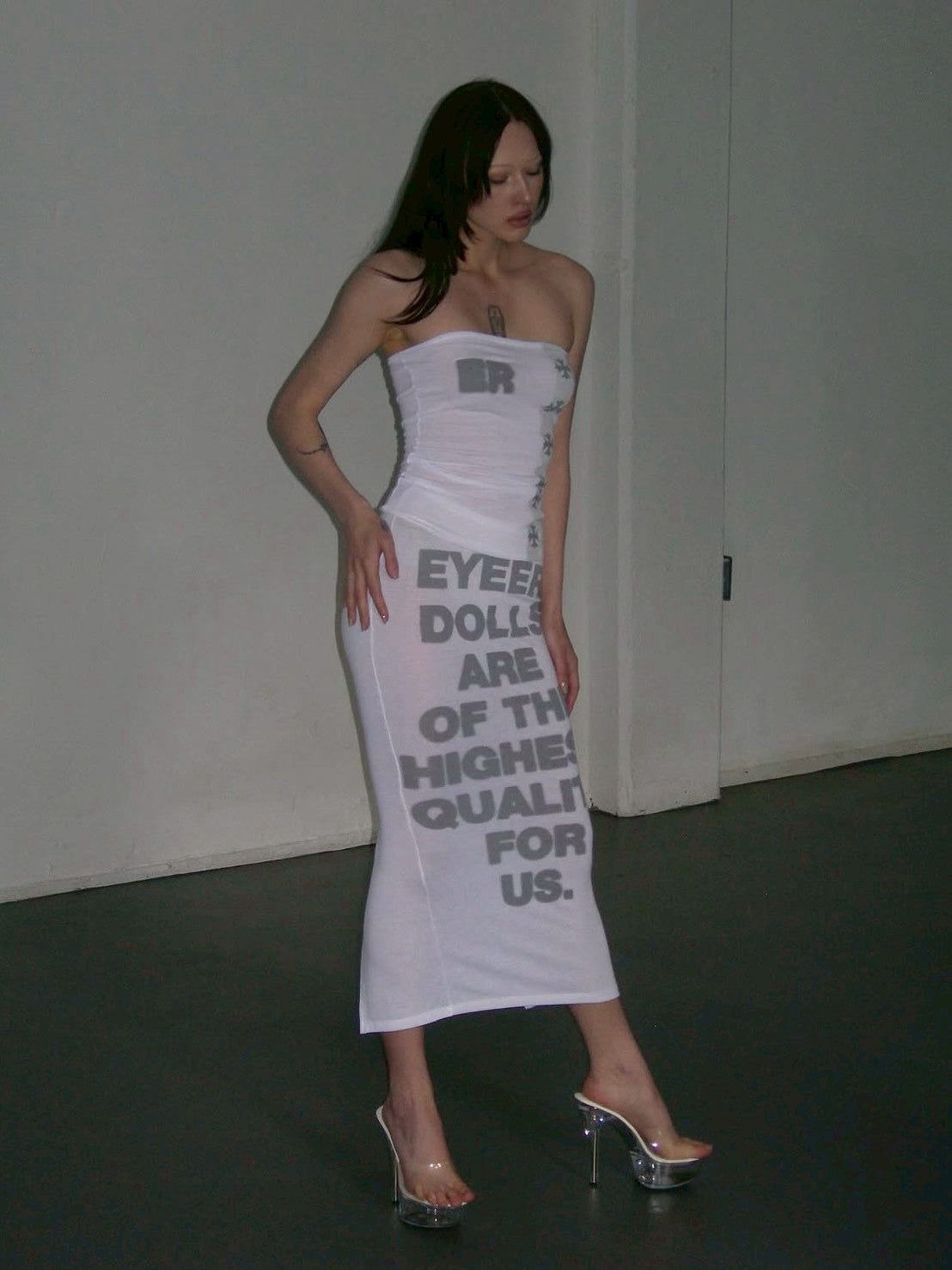 【EYEER】See Through Tube Top
