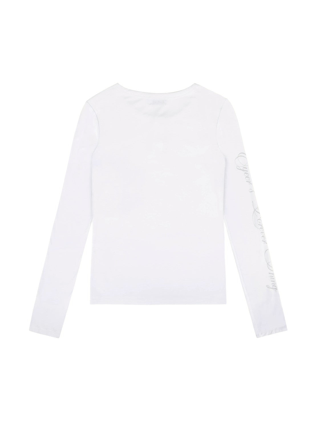 【EYEER】Cross Logo Henley Neck Long Sleeve