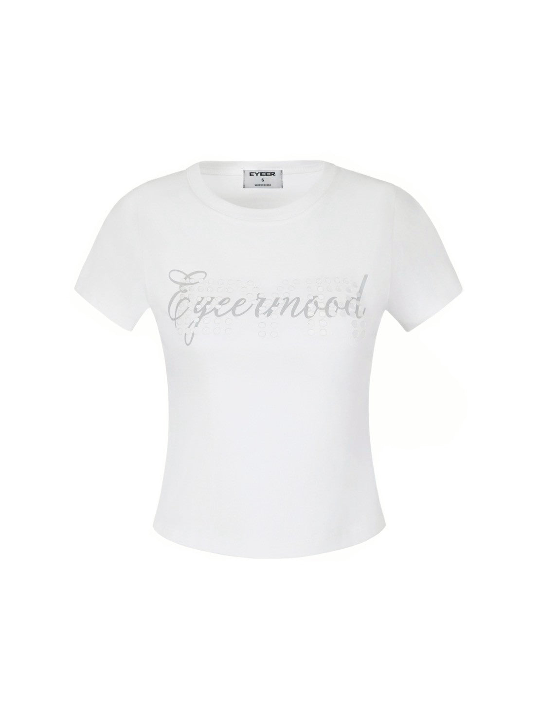 【EYEER】Punching Short Sleeve Top