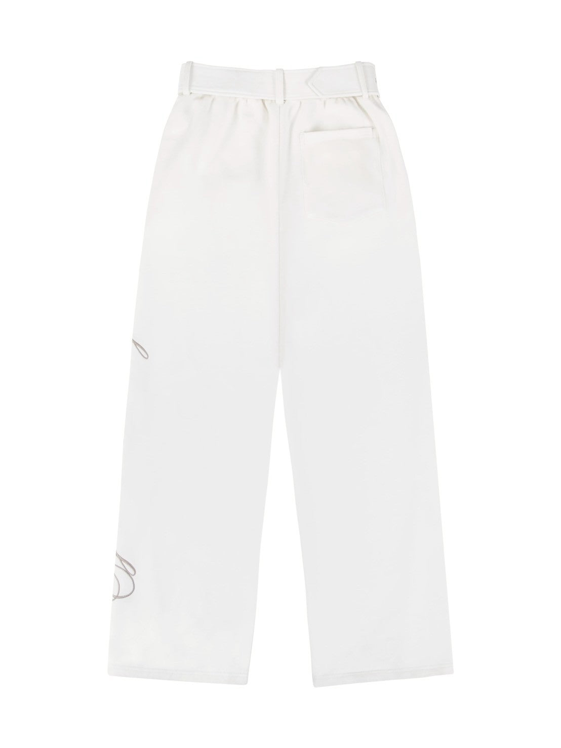 【EYEER】Belted Zip-up Sweatpants