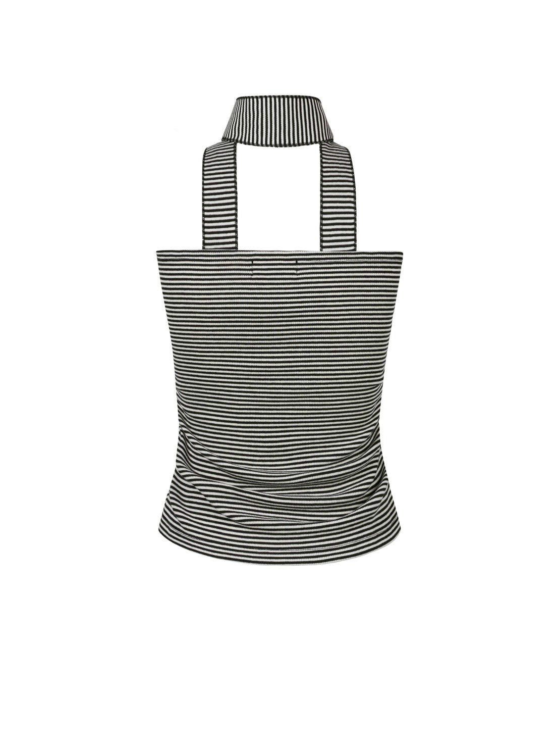 【EYEER】Basic Logo Stripe Tube Top