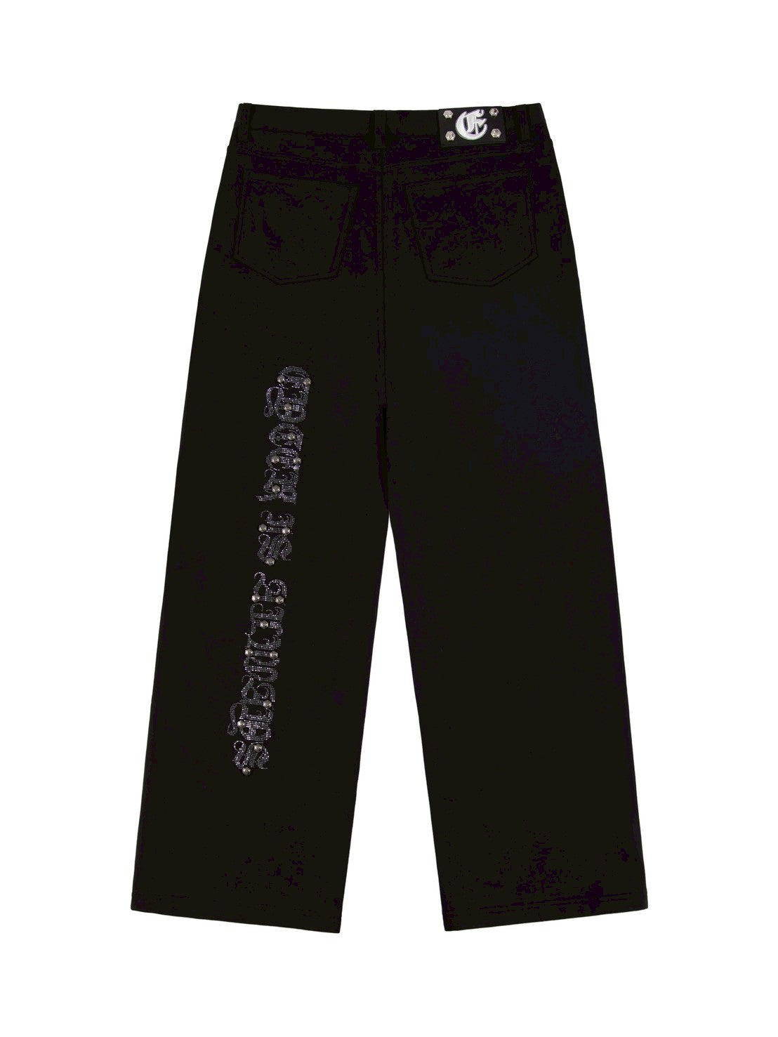 【EYEER】Stud&Hotfix Detail Sweatpants