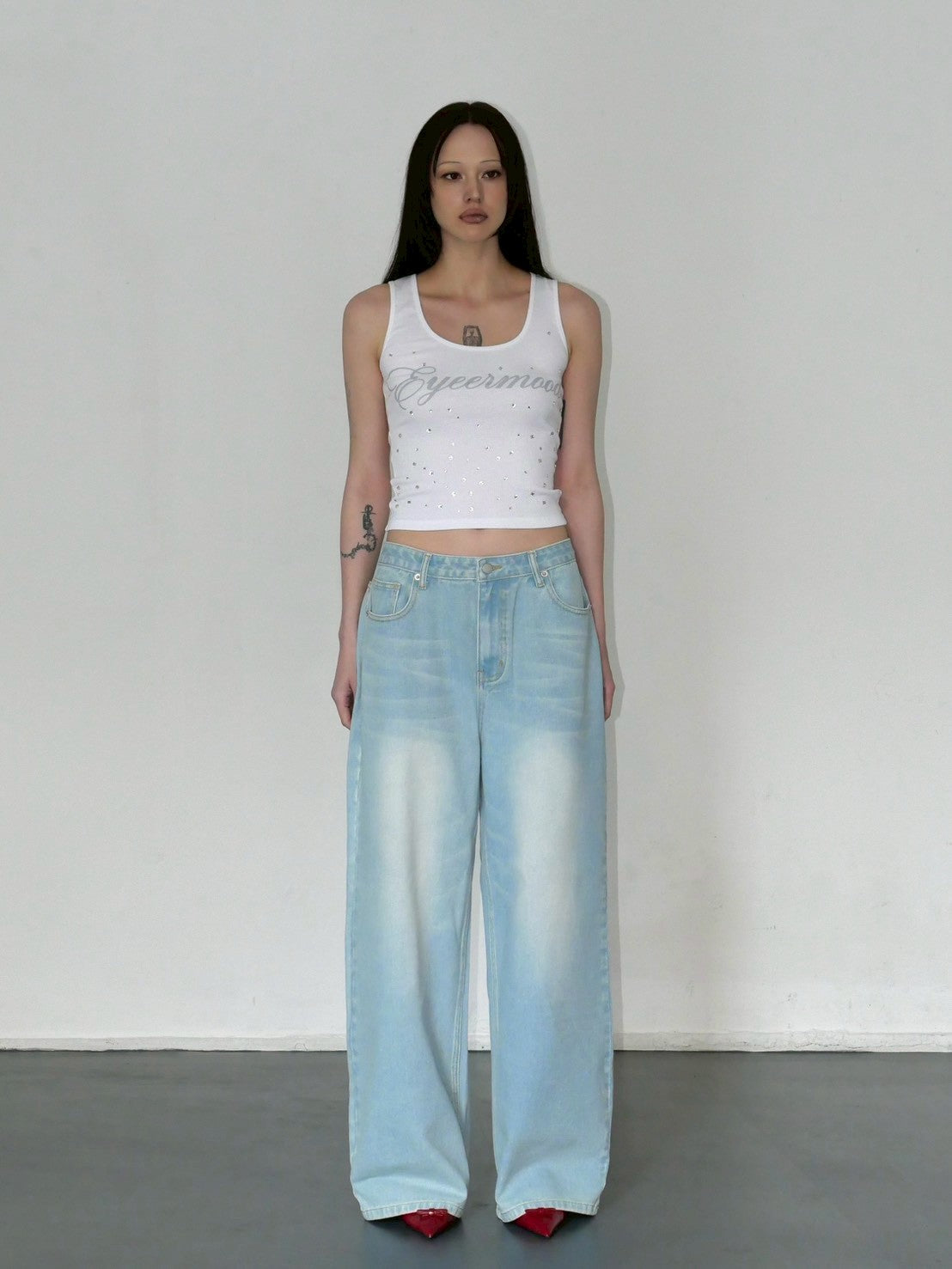 【EYEER】Crystal Beads Tank Top