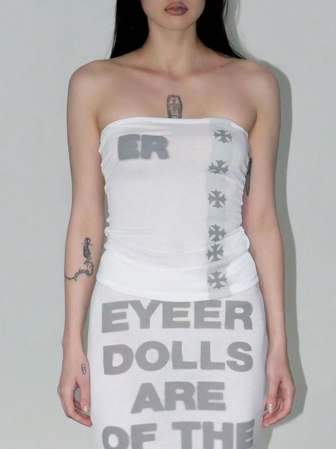 【EYEER】See Through Tube Top