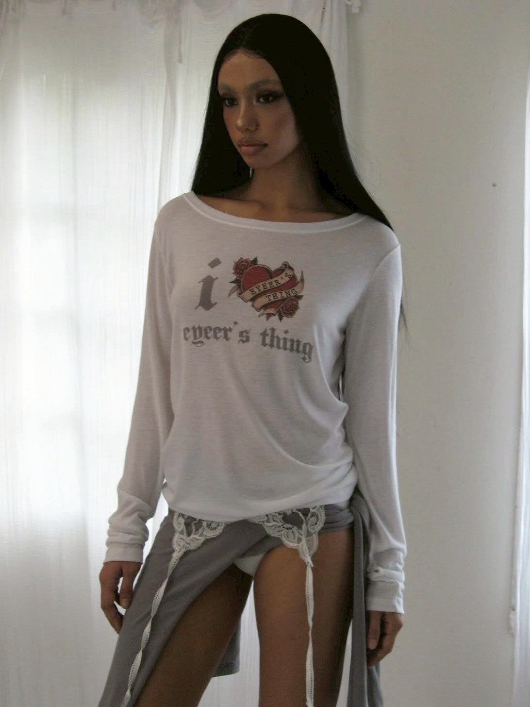 【EYEER】Old School Logo Long Sleeve