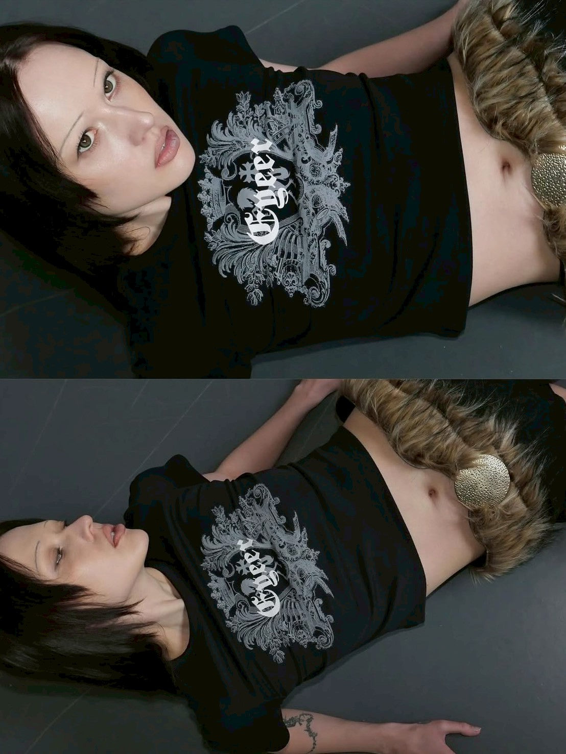【EYEER】Classic Graphic Short Sleeve Top