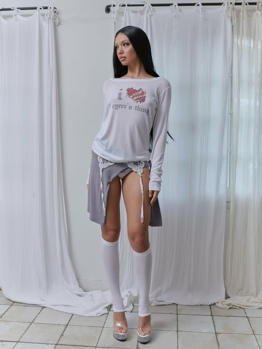 【EYEER】Old School Logo Long Sleeve