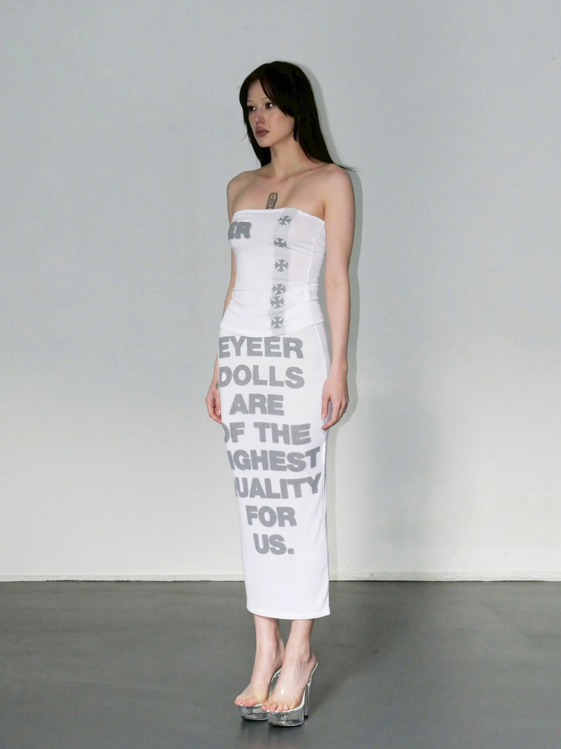 【EYEER】See Through Tube Top