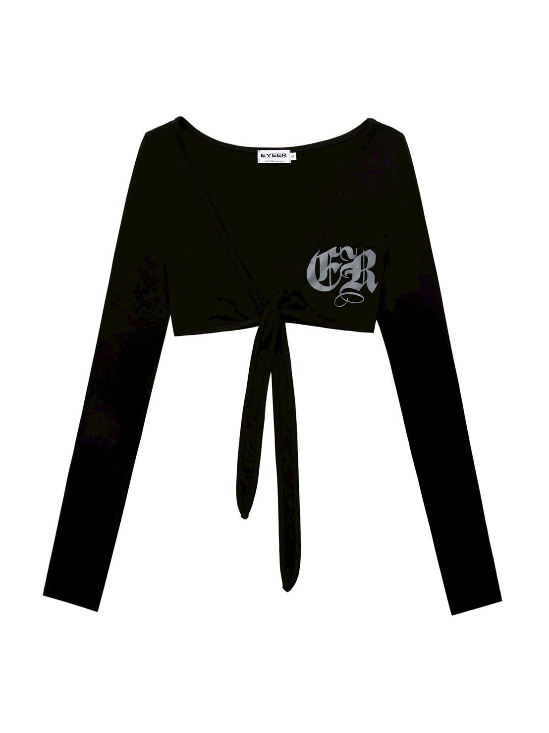 【EYEER】ER Classic Logo Tie Cardigan