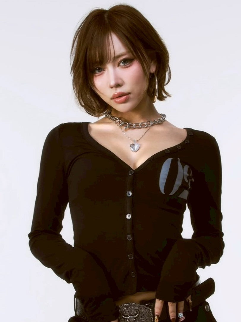 カットソー(長袖+七分) EYEER Piercing Long Sleeve Tee Black EYEER – PRESSING WEB SHOP