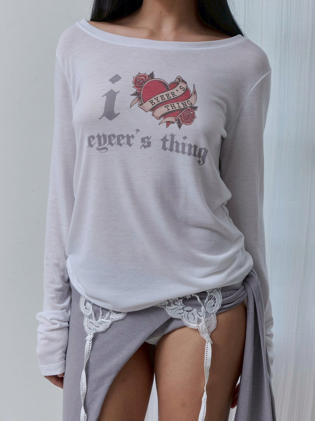【EYEER】Old School Logo Long Sleeve