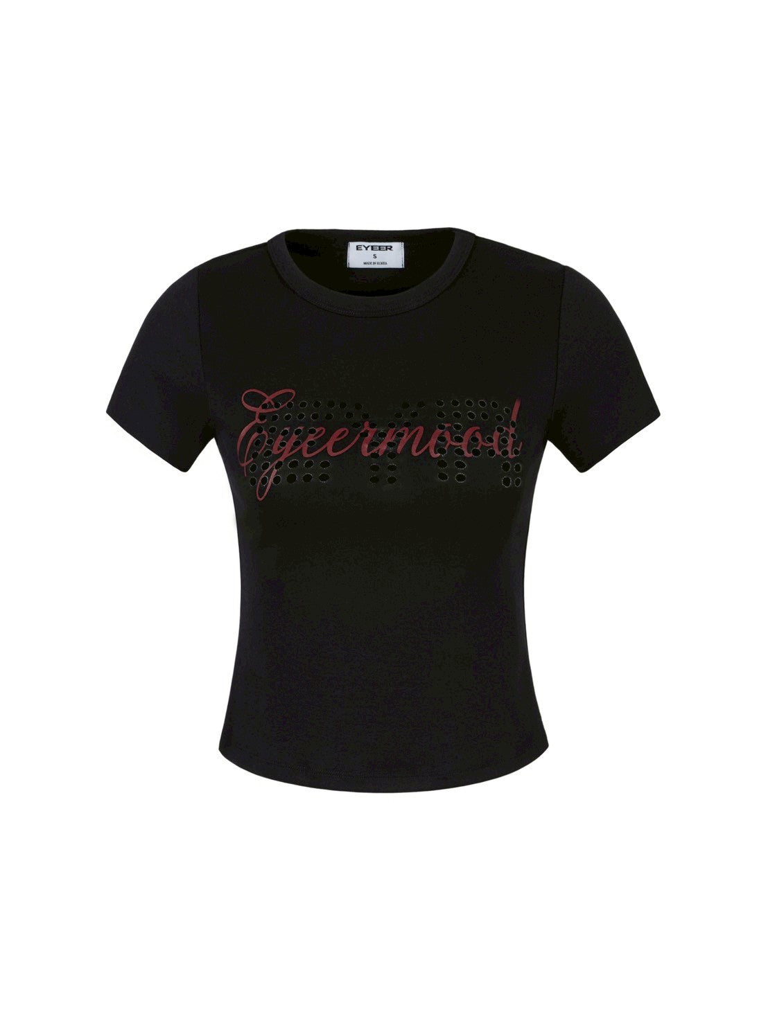 【EYEER】Punching Short Sleeve Top
