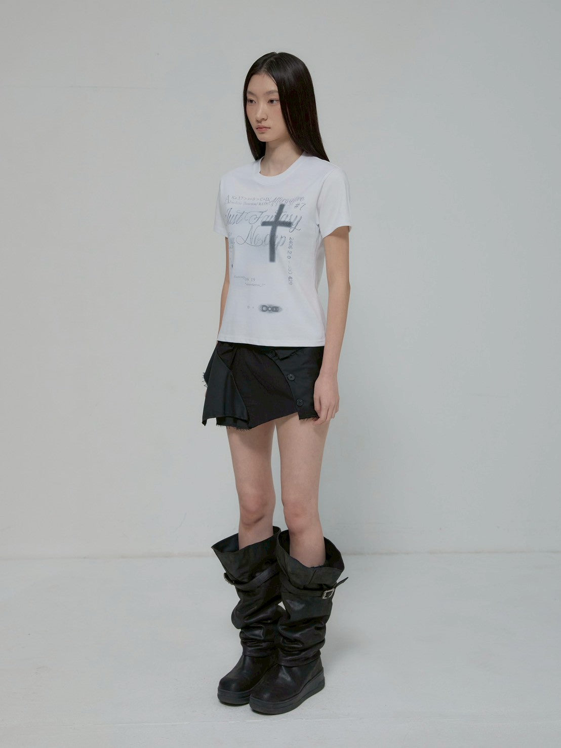 6/22 21:00発売【FLAREUP】Soft Blur T-Shirt