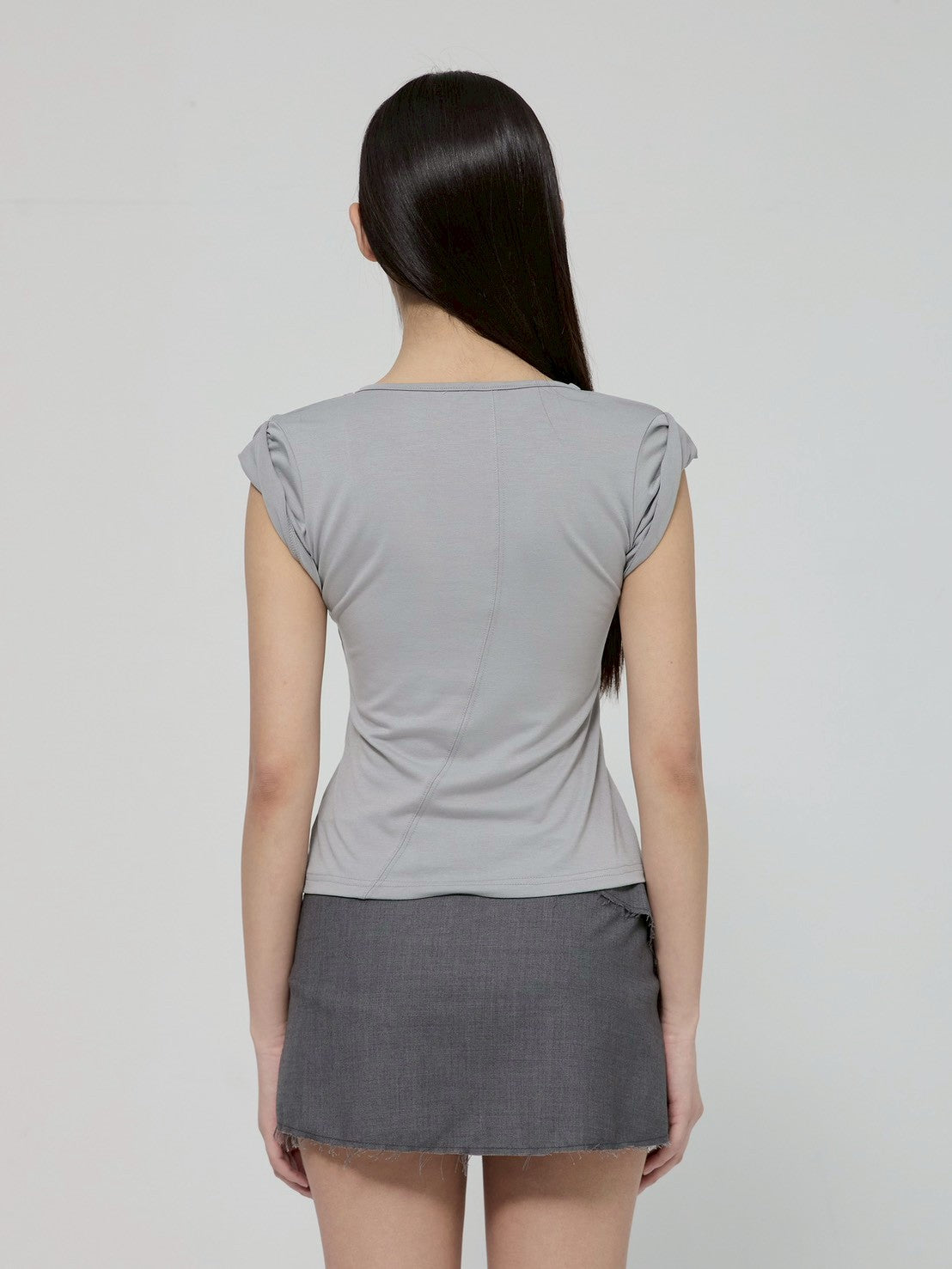 6/22 21:00発売【FLAREUP】Lace Sleeve Top