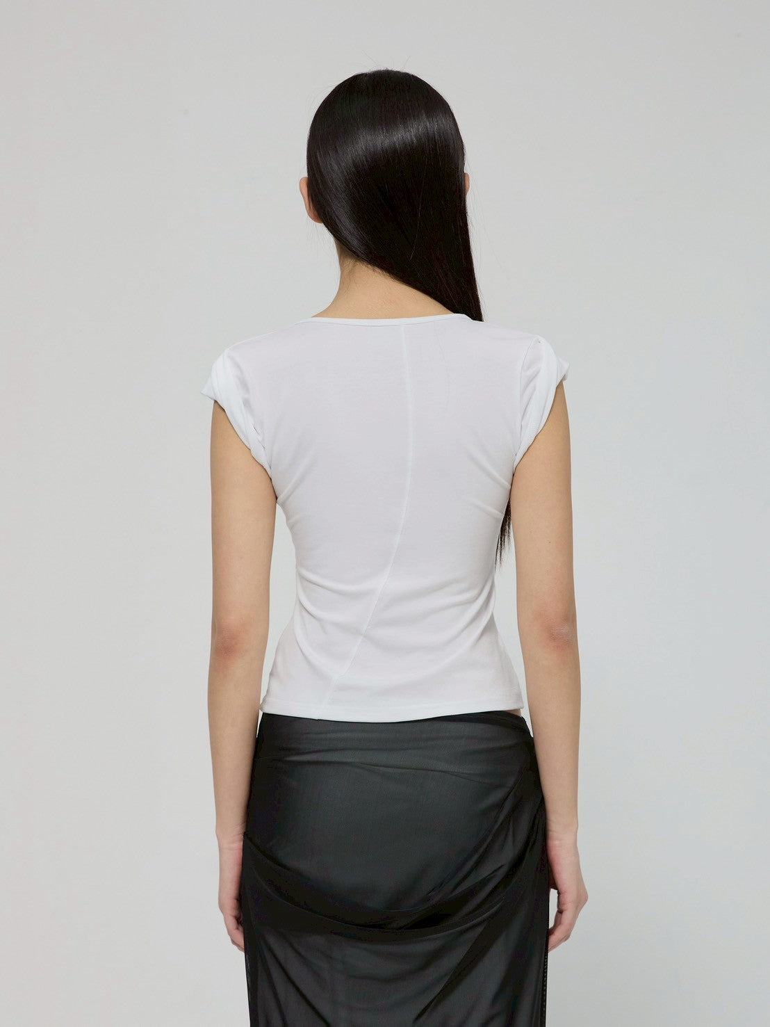 6/22 21:00発売【FLAREUP】Lace Sleeve Top