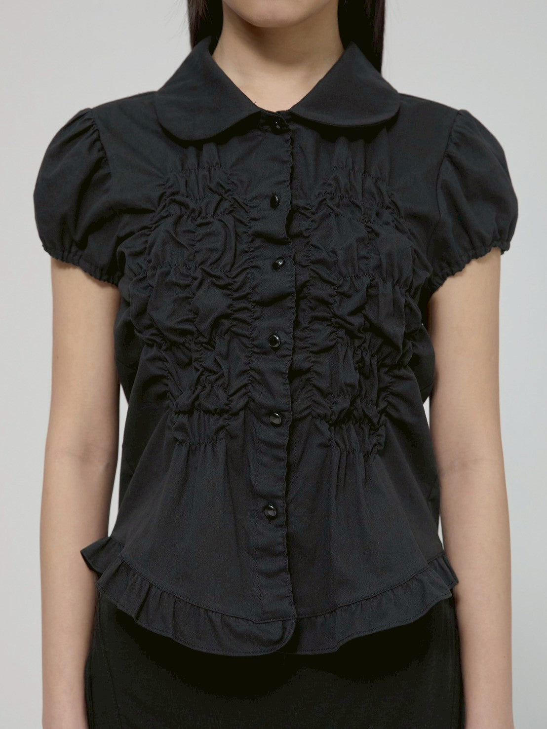 6/22 21:00発売【FLAREUP】Cloud Puff Long Blouse