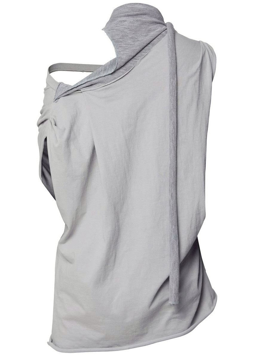 6/22 21:00発売【FLAREUP】Draped Scarf One-Shoulder Top