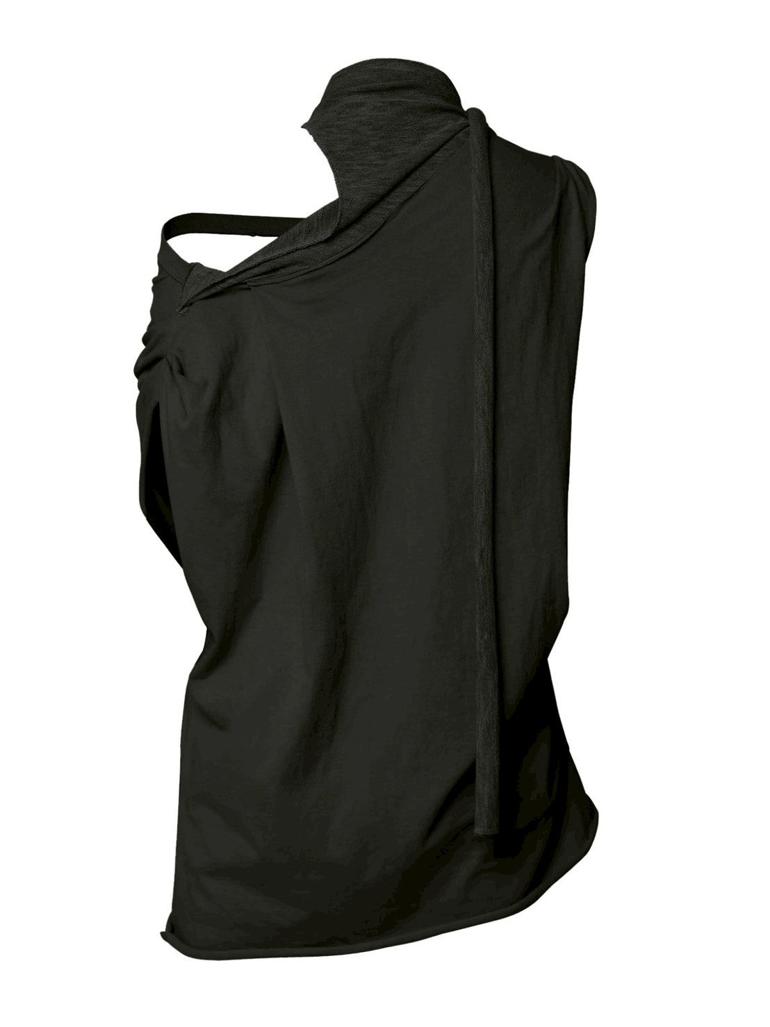 6/22 21:00発売【FLAREUP】Draped Scarf One-Shoulder Top