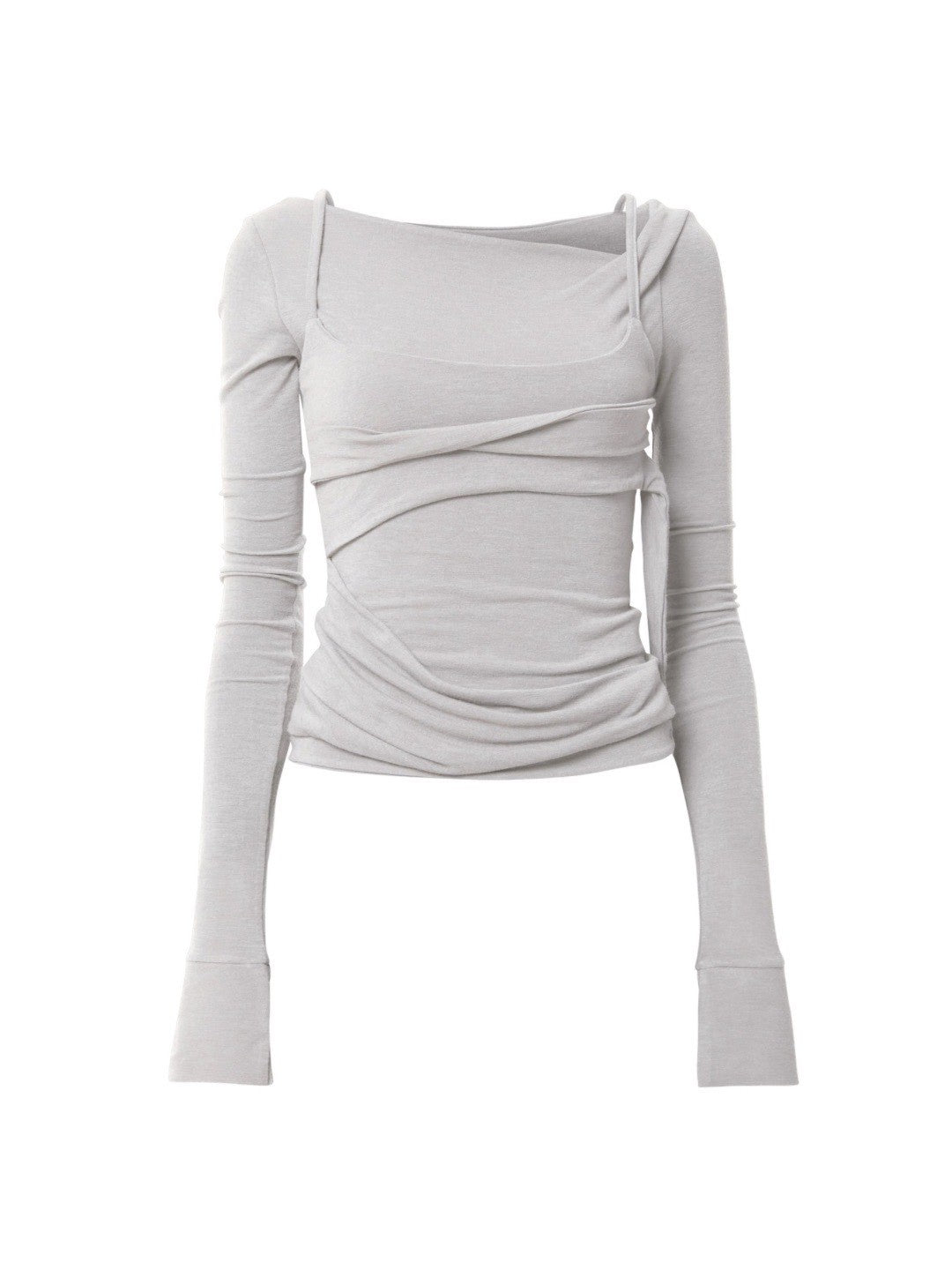 【FLAREUP】Layered Bustier Long Sleeve