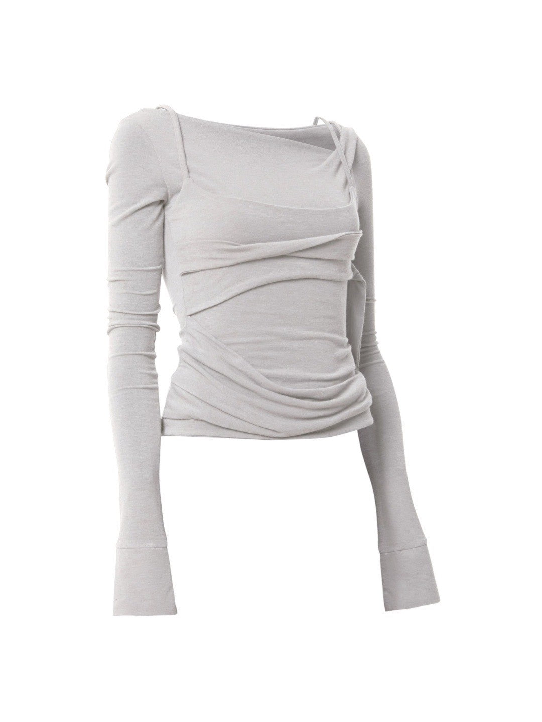【FLAREUP】Layered Bustier Long Sleeve