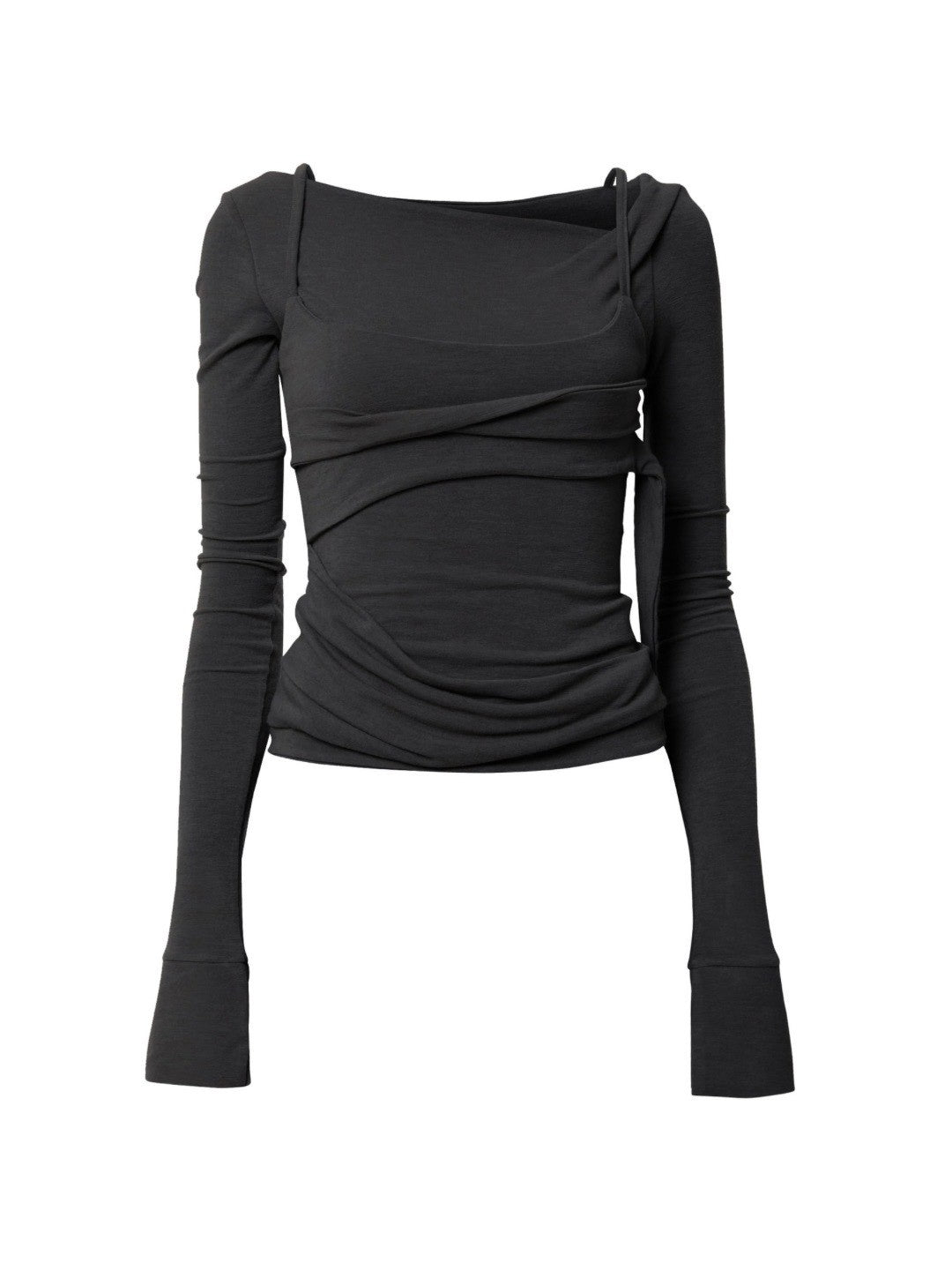 【FLAREUP】Layered Bustier Long Sleeve