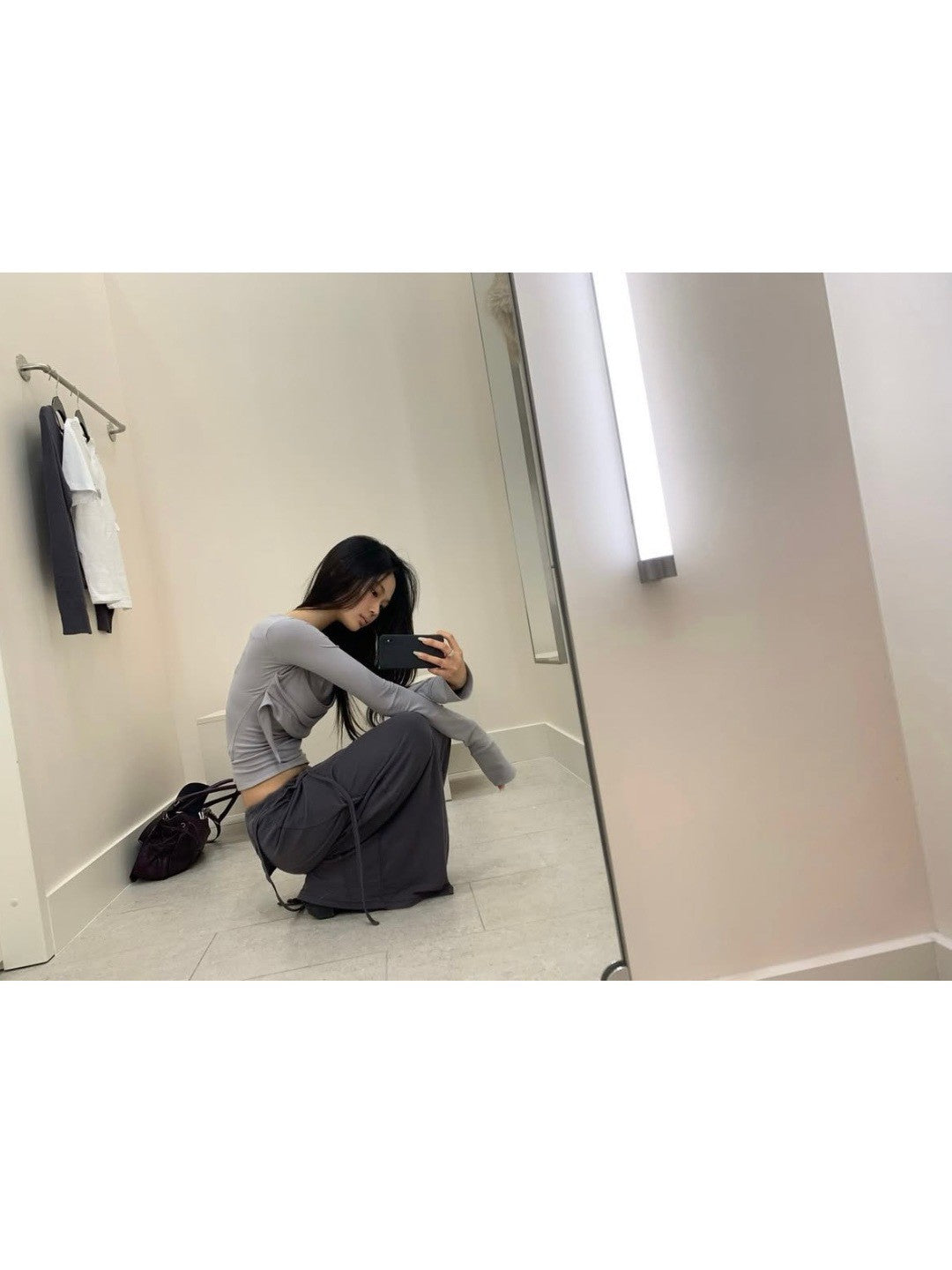 【FLAREUP】Layered Bustier Long Sleeve