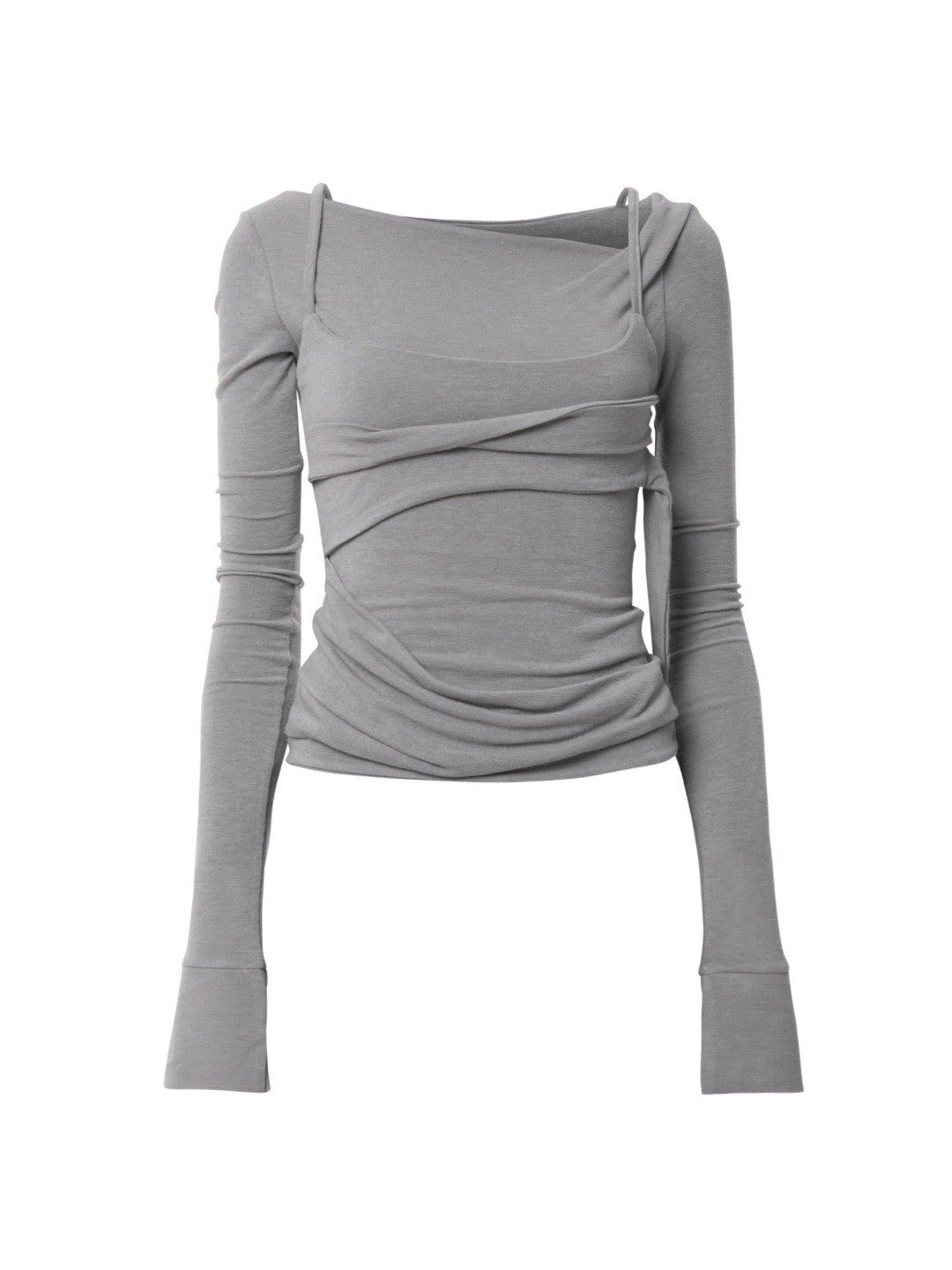 【FLAREUP】Layered Bustier Long Sleeve