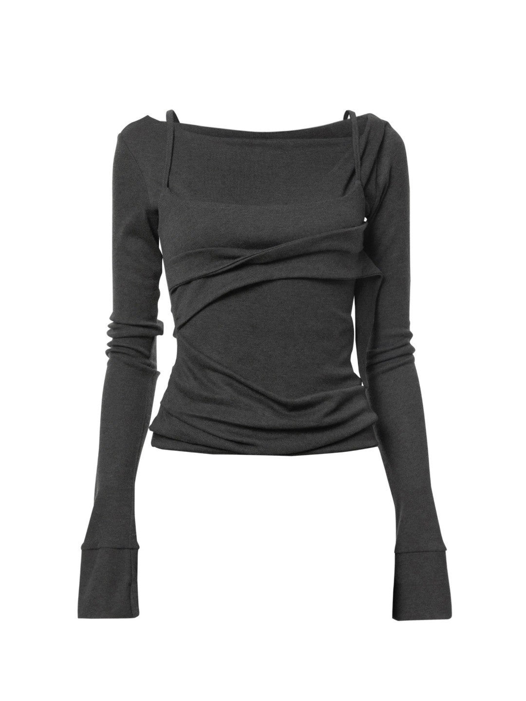 【FLAREUP】Layered Bustier Long Sleeve