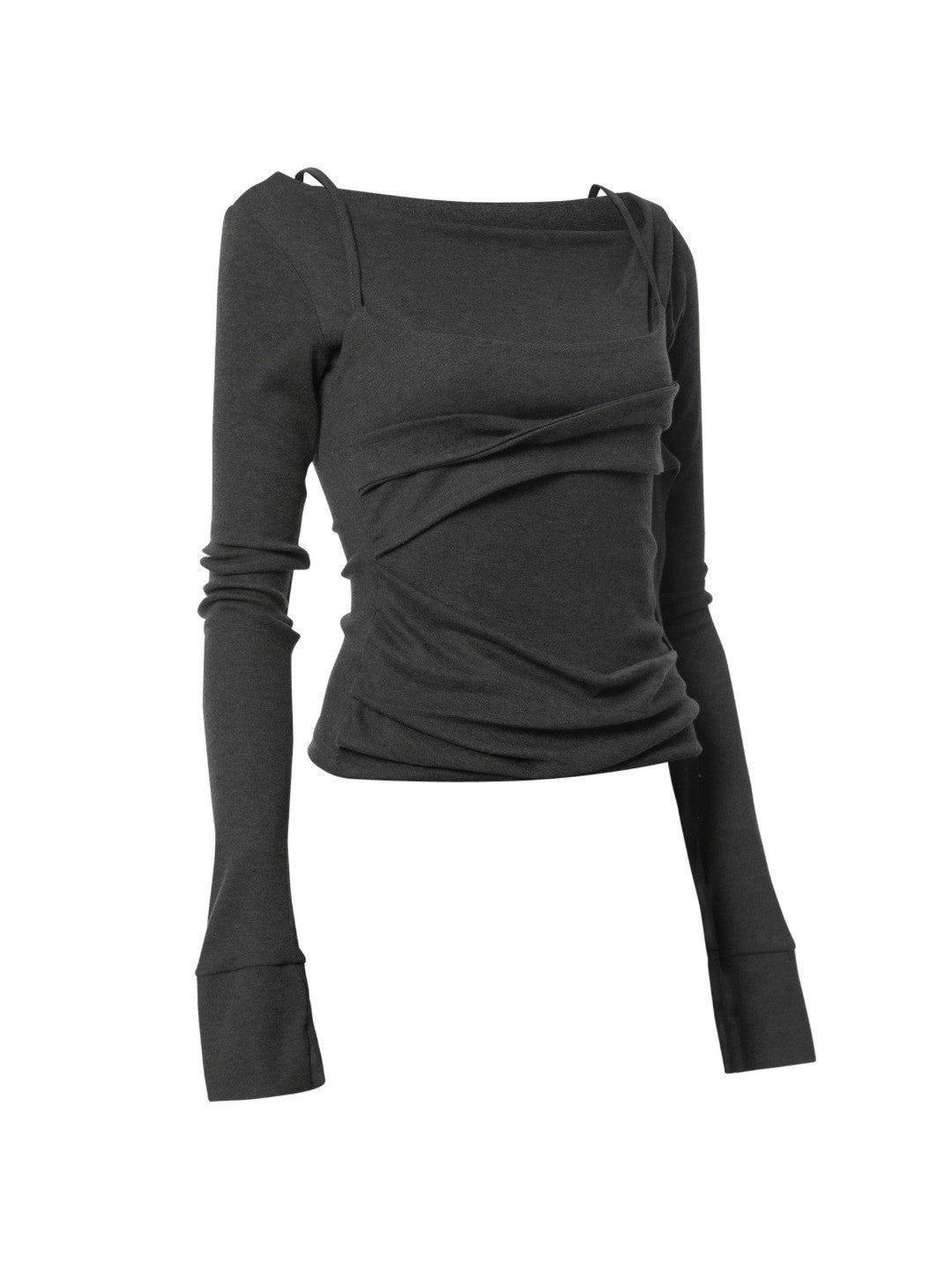 【FLAREUP】Layered Bustier Long Sleeve