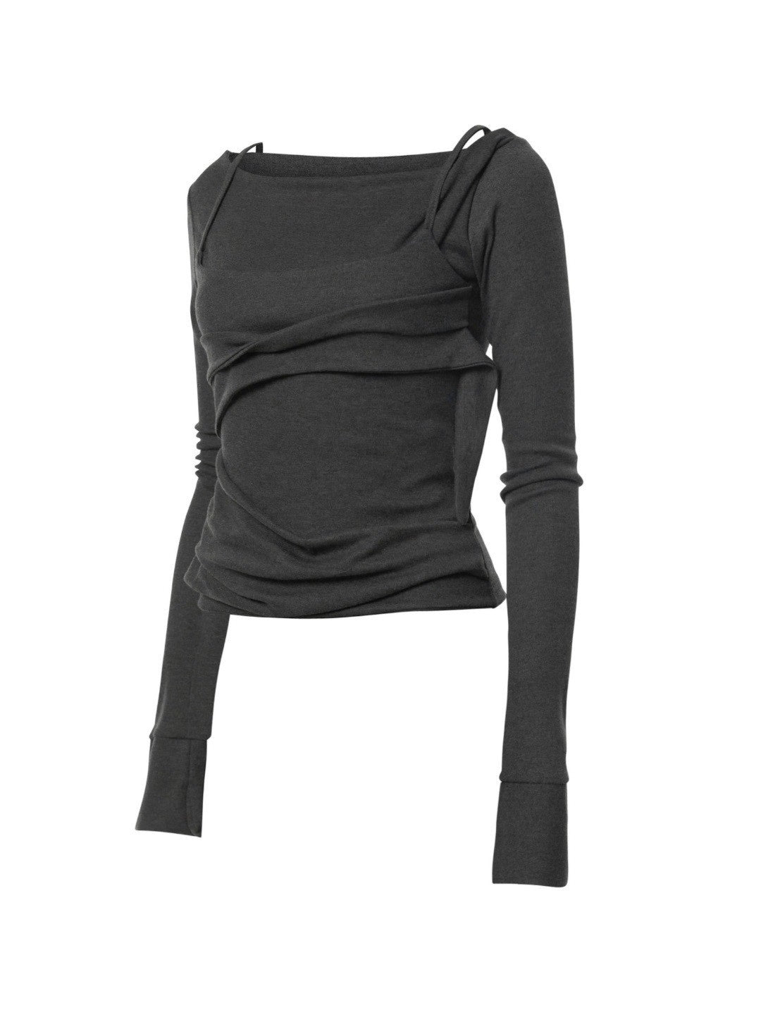 【FLAREUP】Layered Bustier Long Sleeve