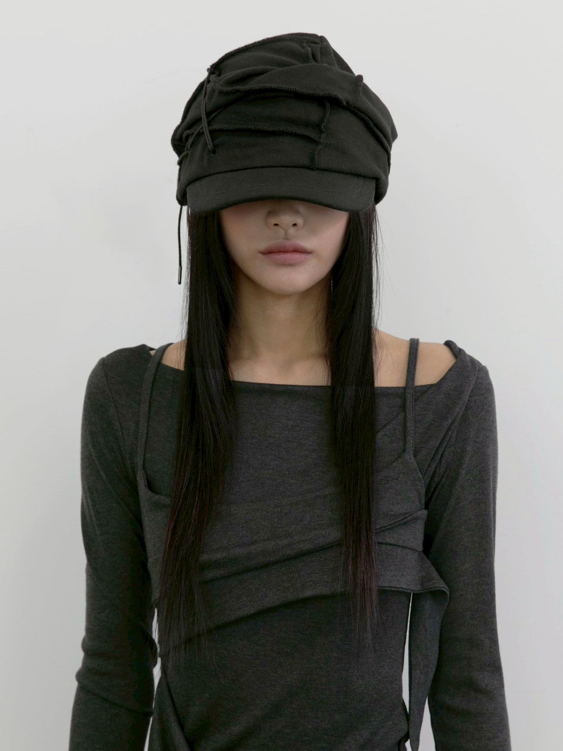flareup Soi Draped Cap チャコール FLAREUP】Soi Draped Cap – PRESSING WEB SHOP