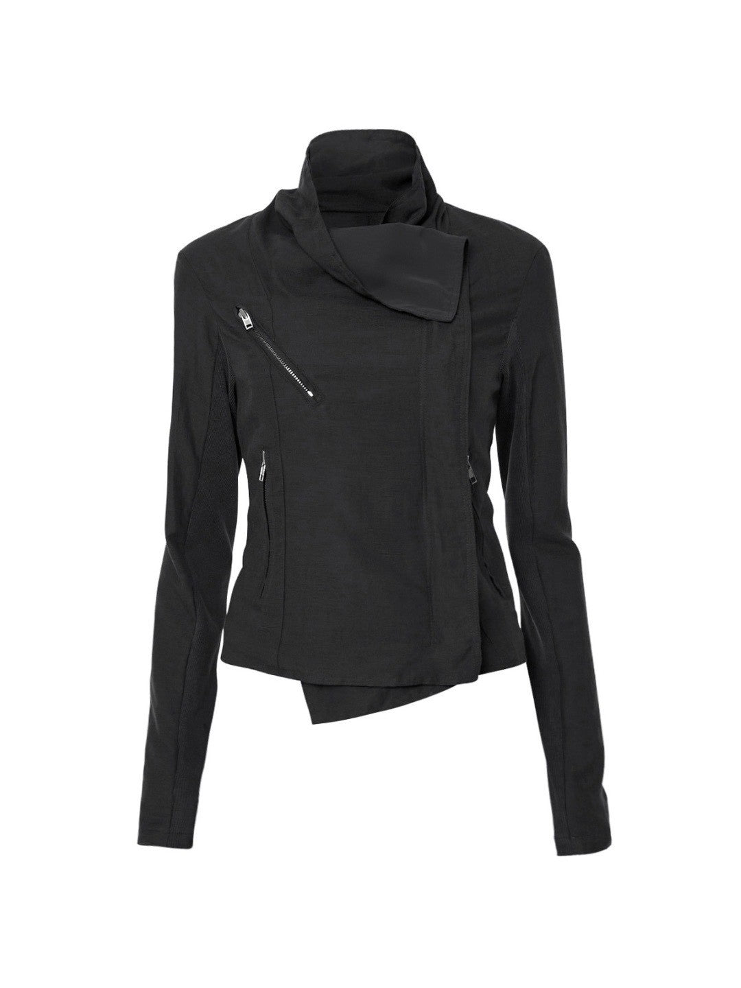 【FLAREUP】Asymmetrical Biker Jacket