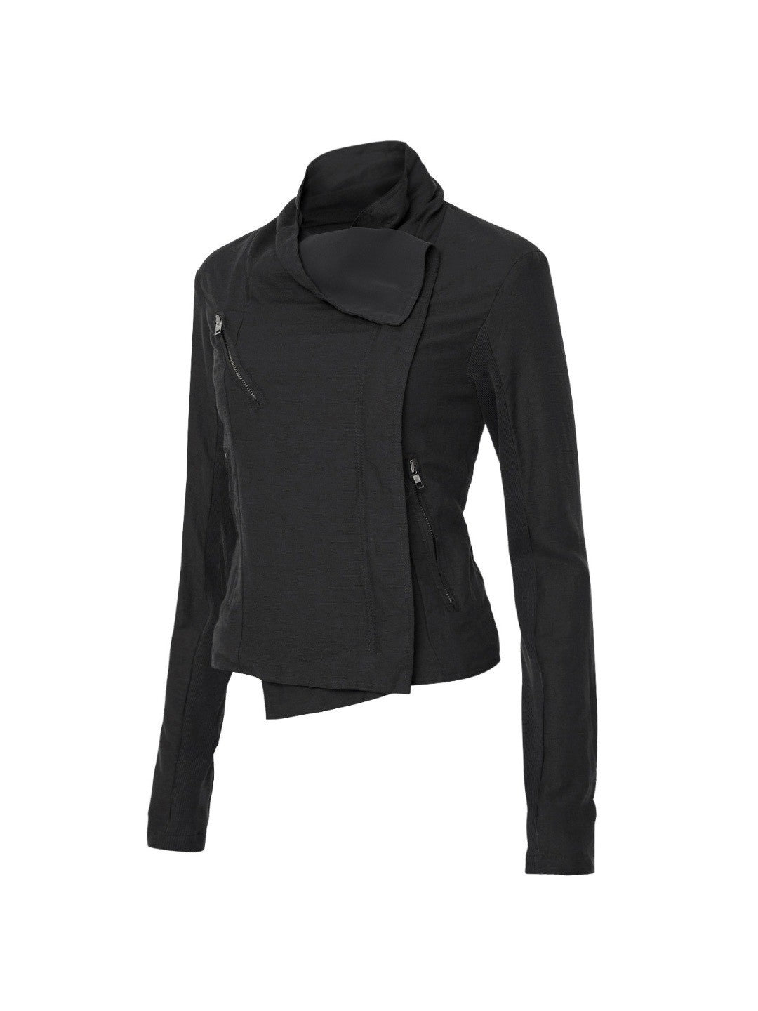 【FLAREUP】Asymmetrical Biker Jacket