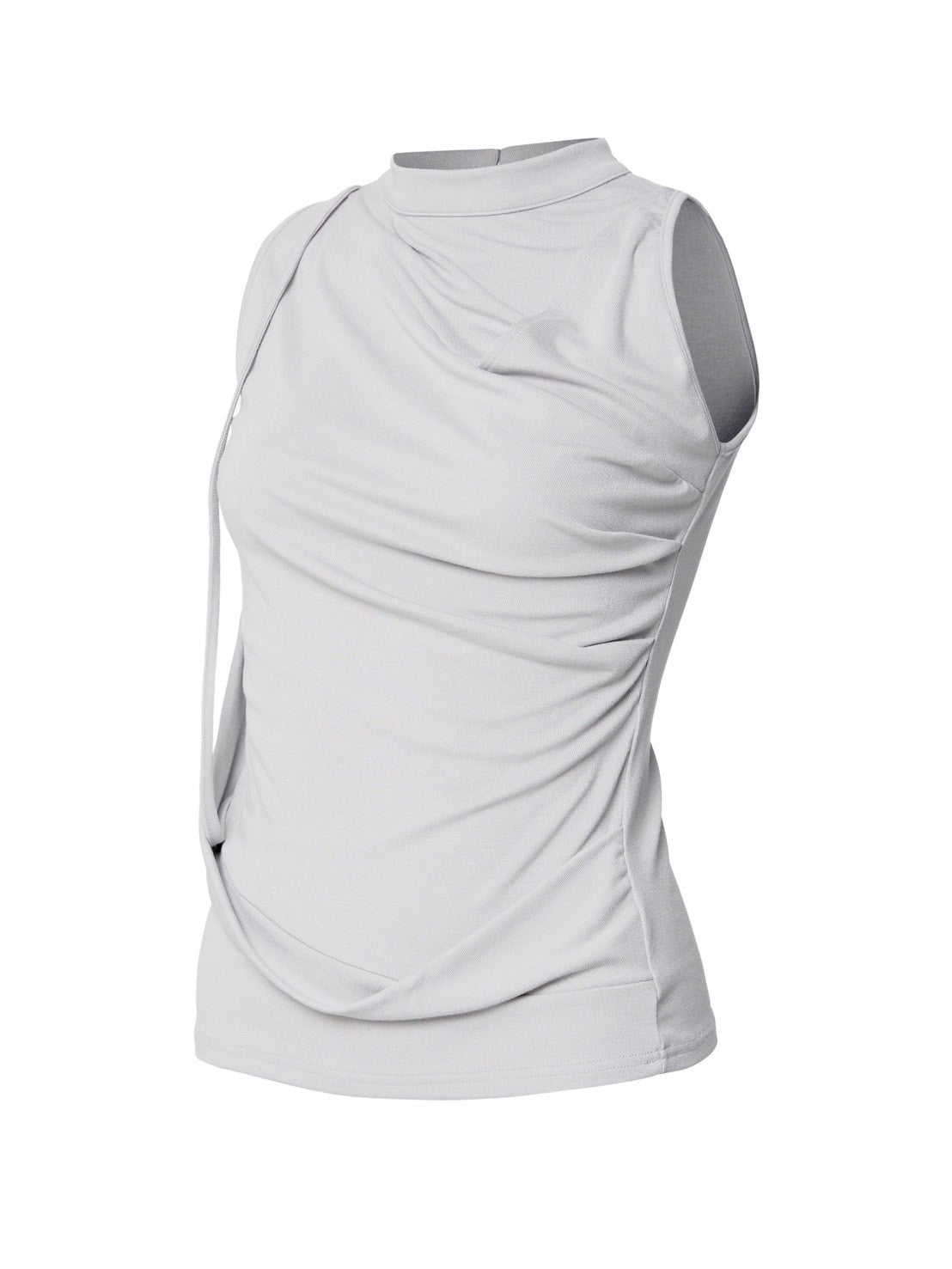 6/22 21:00発売【FLAREUP】Draped Sleeveless Top