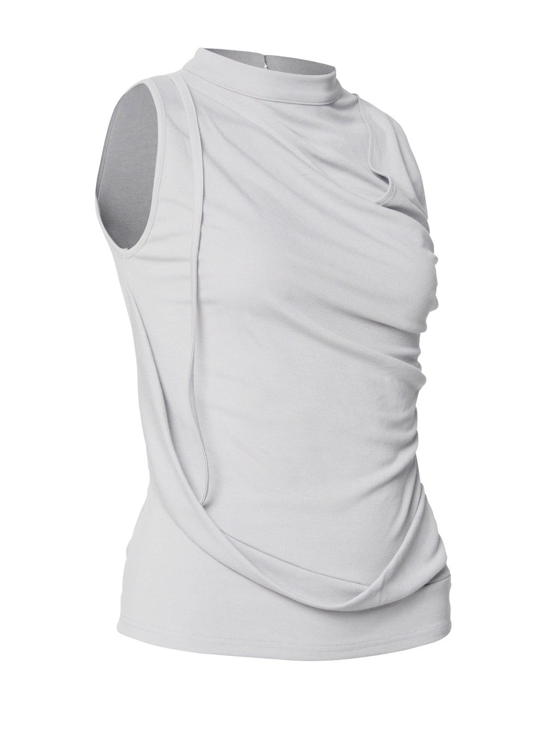 6/22 21:00発売【FLAREUP】Draped Sleeveless Top