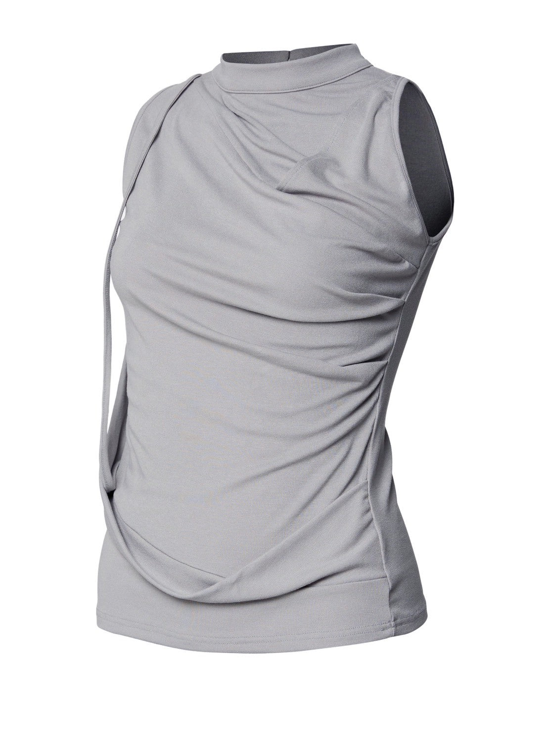 6/22 21:00発売【FLAREUP】Draped Sleeveless Top