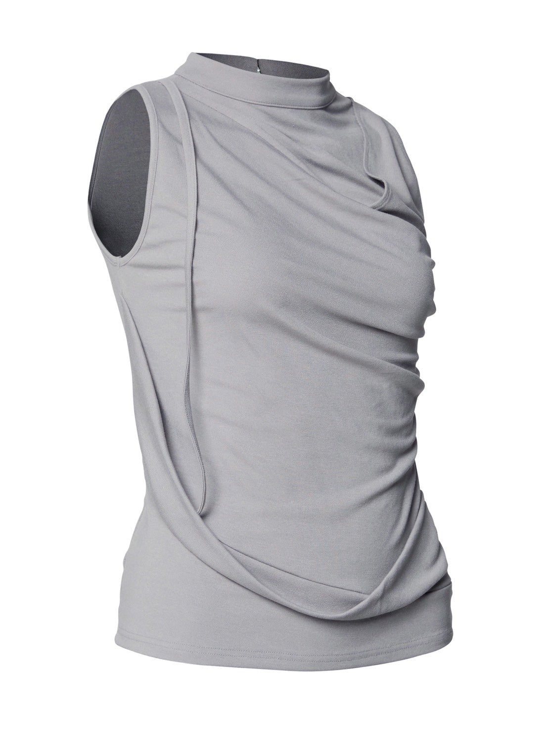 6/22 21:00発売【FLAREUP】Draped Sleeveless Top
