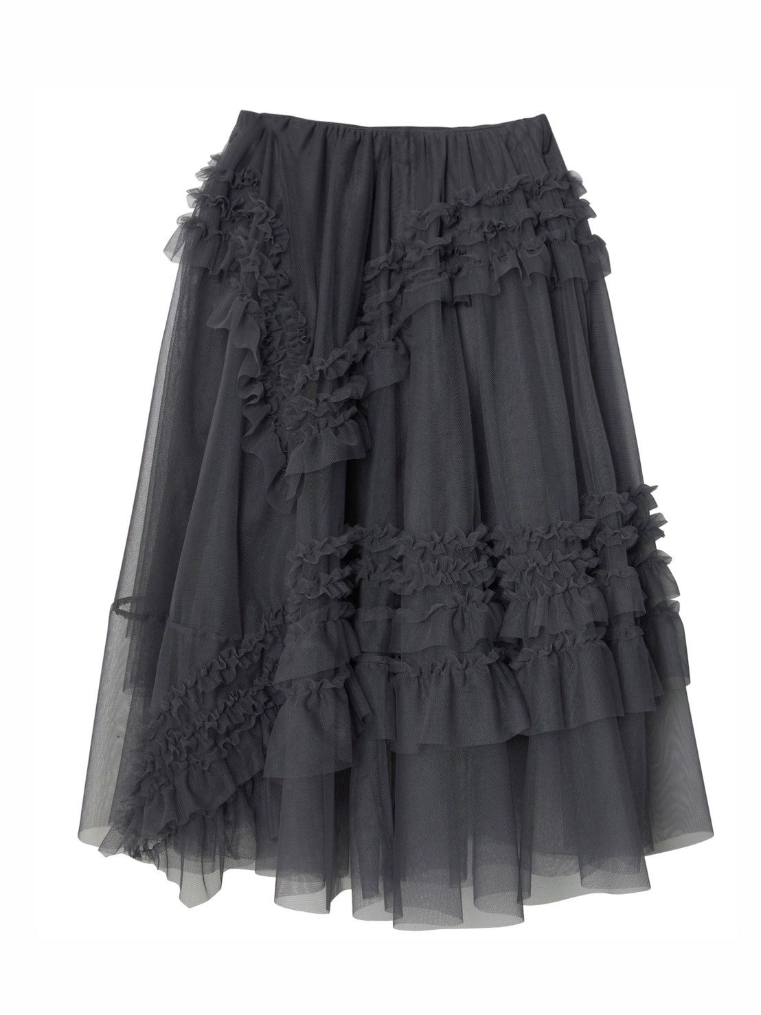 6/22 21:00発売【FLAREUP】Tulle Layered Long Skirts