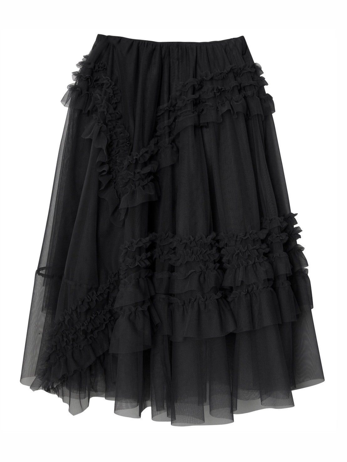 6/22 21:00発売【FLAREUP】Tulle Layered Long Skirts