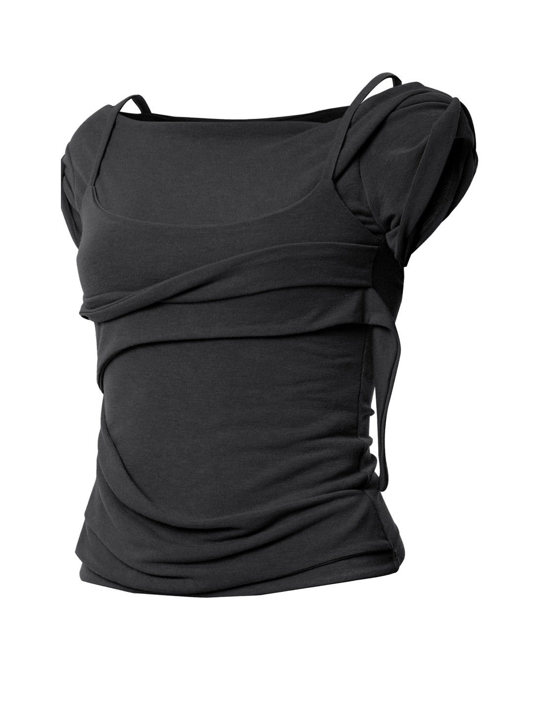 6/22 21:00発売【FLAREUP】Layered Bustier T-Shirt